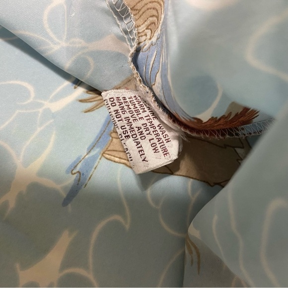 Vtg J.P. Austin Butterfly Collar Polyester Hawaiian Shirt 70s - Picture 5 of 7